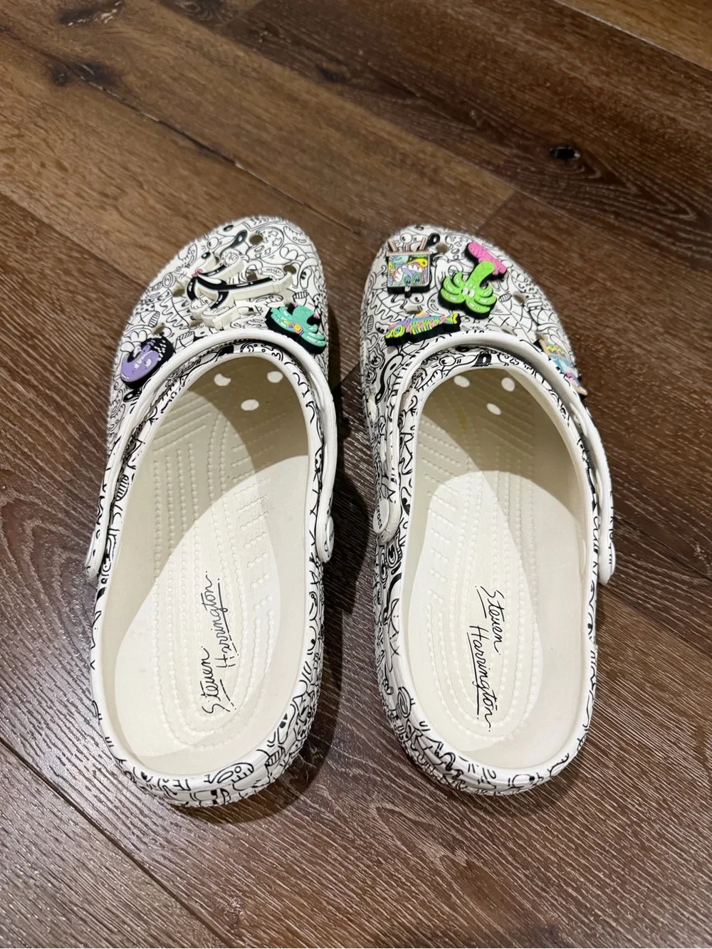 CROCS white clogs